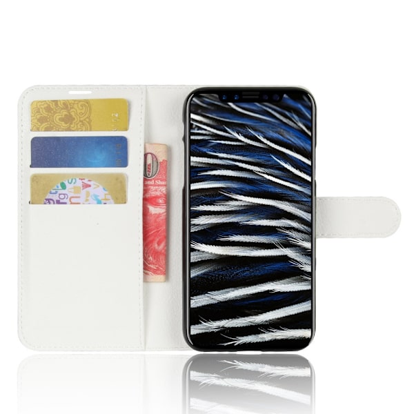 Mobilcover Læder iPhone X/XS Hvid