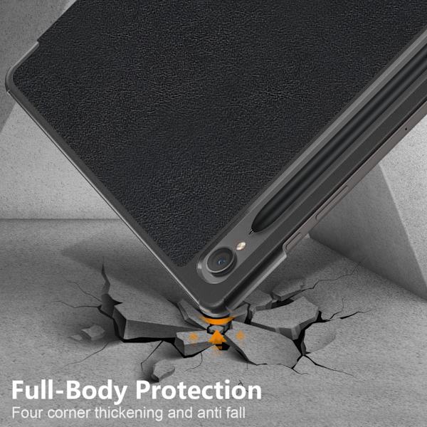 Samsung Galaxy Tab S9 Etui Tri-fold Sort
