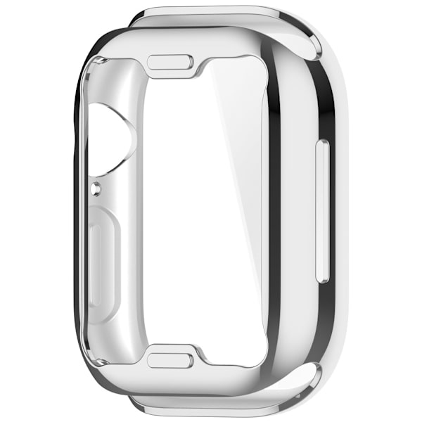 Täyspeittävä TPU-kuori Apple Watch Series 10 42mm Hopea
