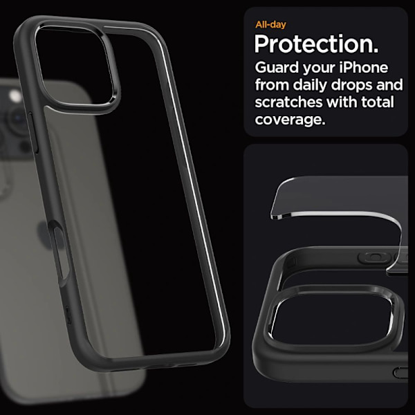 Spigen iPhone 16 Pro Max Case Ultra Hybrid Matte Black