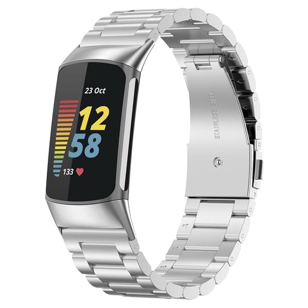 Titanarmband Fitbit Charge 5 Silver