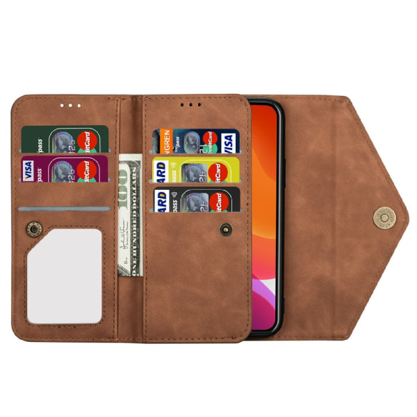 Plånboksfodral iPhone 13 Mini Brun