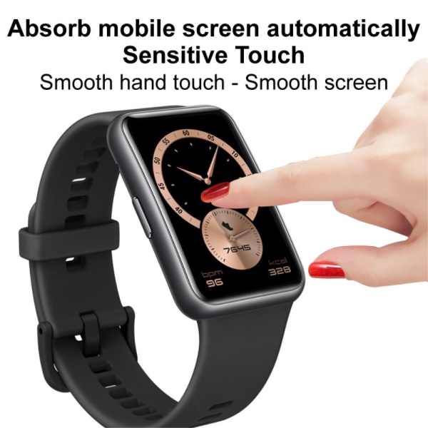 Imak PMMA Glas Skærmbeskytter Apple Watch 45mm Series 9 Sort