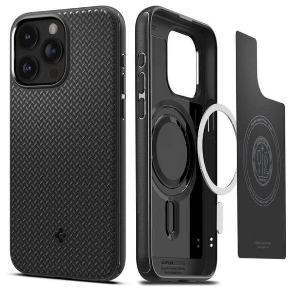 Spigen iPhone 15 Pro Skal MagSafe Armor Svart