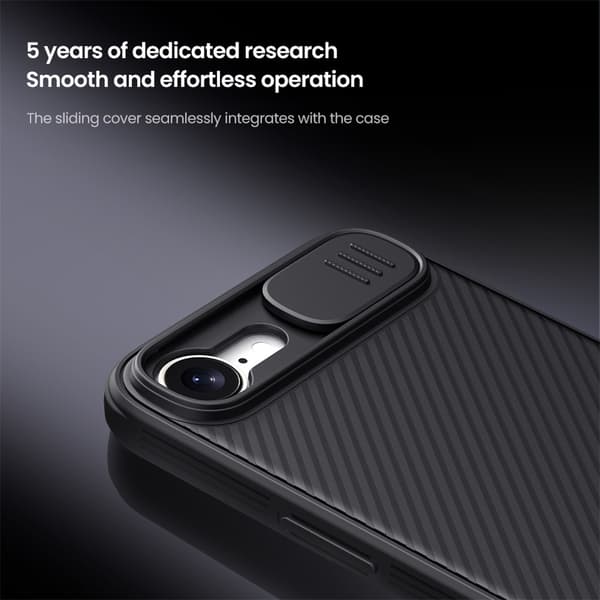 Nillkin CamShield Skal iPhone 16e Svart
