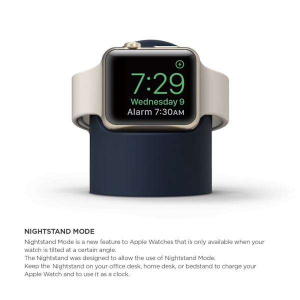 Laddningsställ Apple Watch Mörk Blå