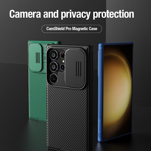 Nillkin CamShield Skal Samsung Galaxy S24 Ultra Sort