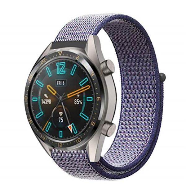 Nylonrem Huawei Watch GT/GT 2 46mm/GT 2 Pro Blå