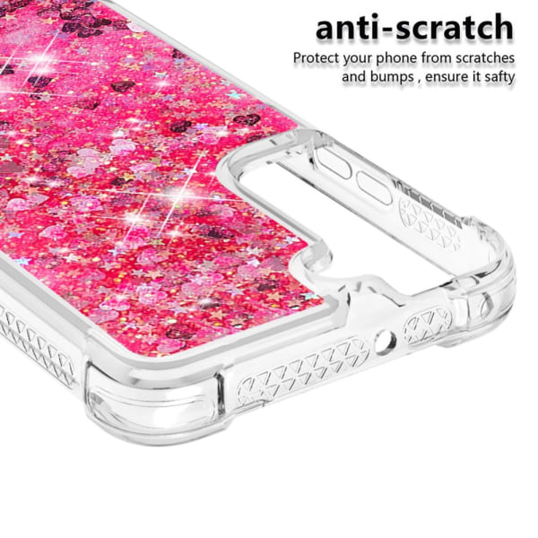 Glitter Bling TPU Case Samsung Galaxy S22 Plus Rosa