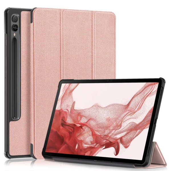 Samsung Galaxy Tab S9 Plus Etui Tri-fold Rosa