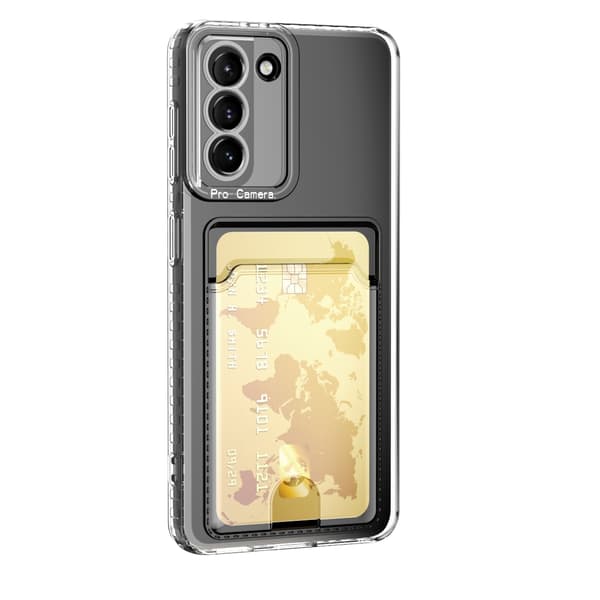 Skal Med Kortfack Samsung Galaxy S23 Plus Transparent