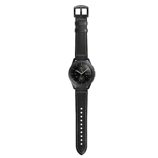 Aito nahkaranneke Samsung Galaxy Watch 5 Prolle, musta