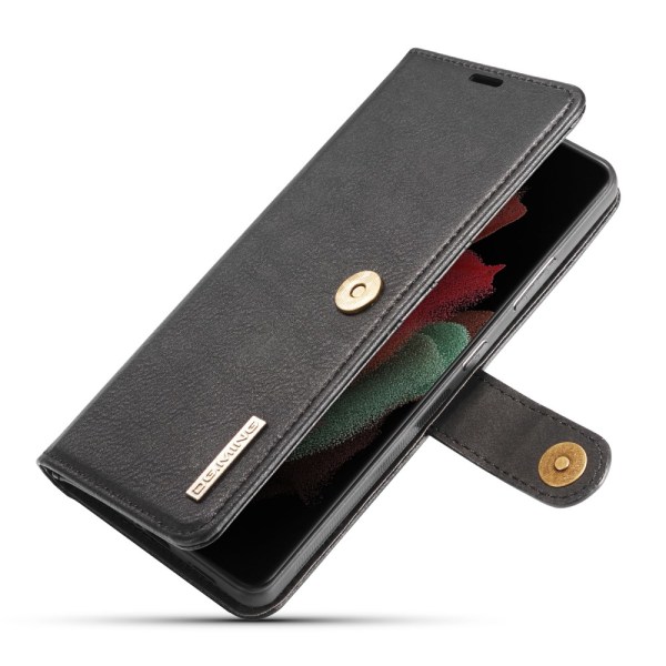 DG.MING 2-i-1 Magnet Pung Samsung Galaxy S21 Ultra Sort