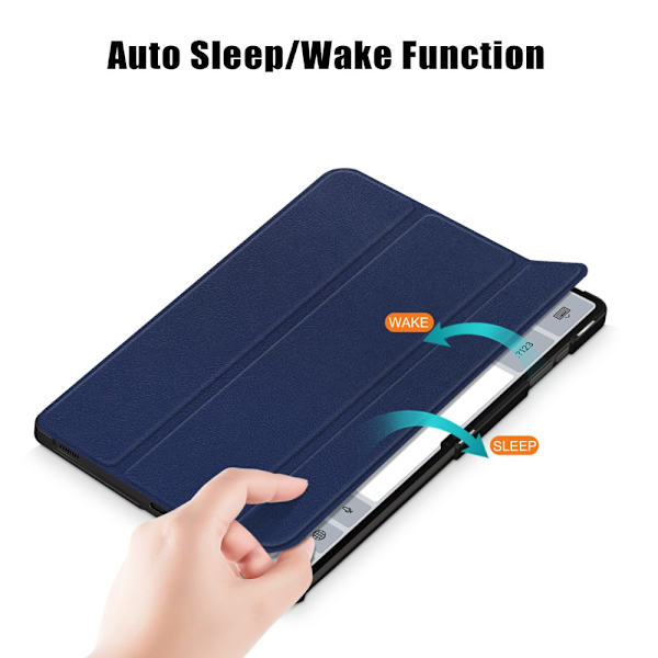 Samsung Galaxy Tab S9 Ultra -kotelo Tri-fold Tummansininen