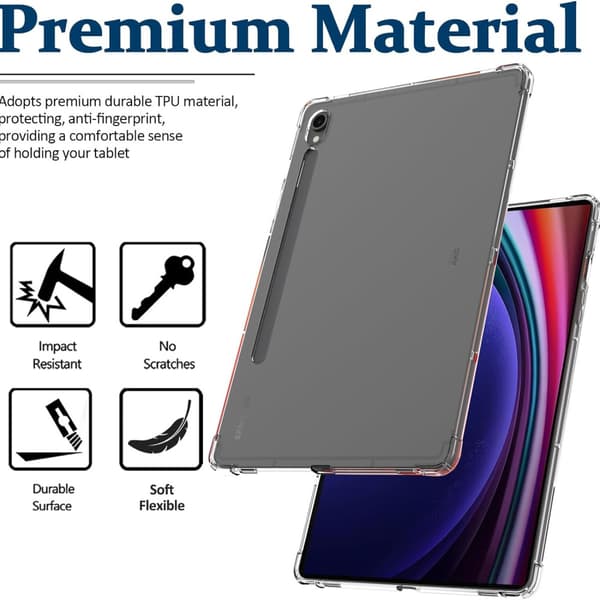 Cover Samsung Galaxy Tab S10 FE TPU Transparent