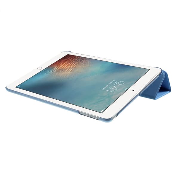 iPad 9.7 5. sukupolven (2017) kotelo Tri-fold sininen