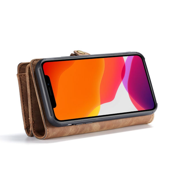 CaseMe Plånboksfodral Multi-Slot iPhone 11 Brun