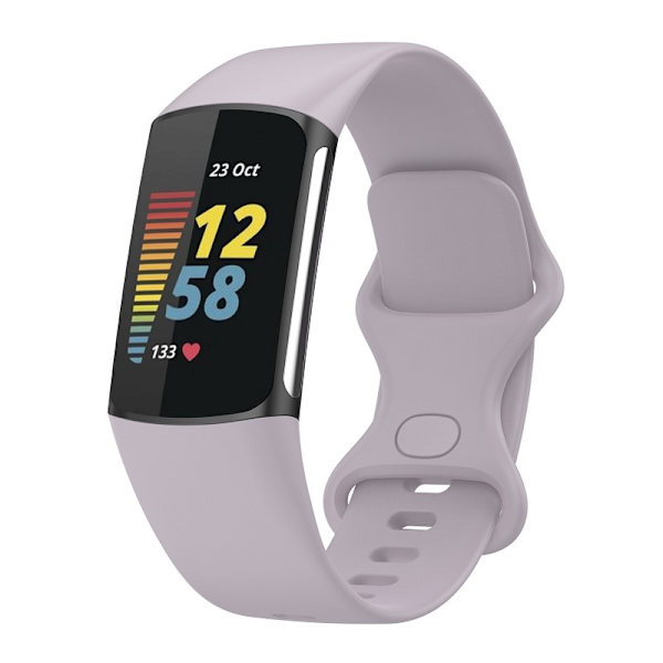 Silikoniranneke Fitbit Charge 6 Vaaleanlila