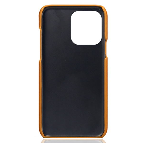Läderskal Med Kortfack iPhone 14 Pro Cognac