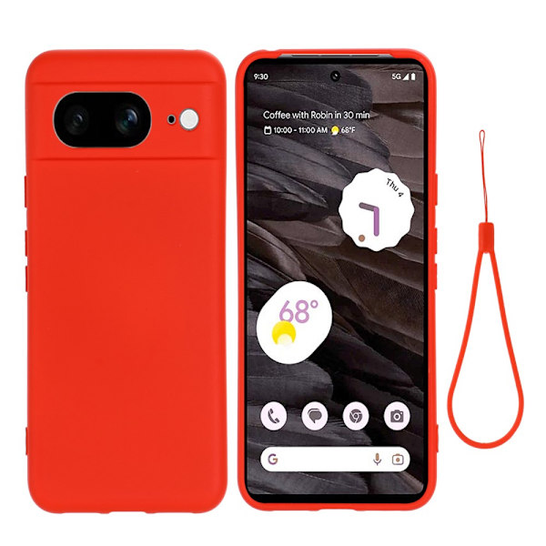 Silikoni Google Pixel 8 -punainen