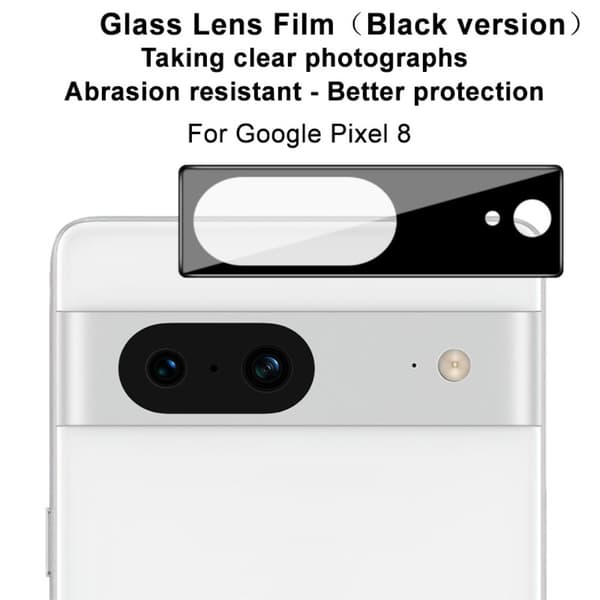 Imak Hærdet Glas Linsebeskyttelse Google Pixel 8 Sort