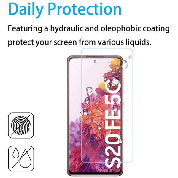 Skærmbeskyttelse & Linsebeskyttelse Galaxy S20 FE Hærdet Glas