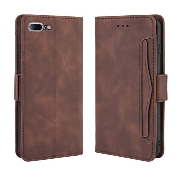 Multi Slot Pung Etui iPhone 7/8 Plus Brun
