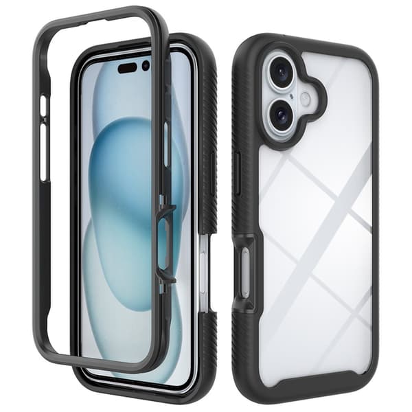 Allround Cover Skal iPhone 16 Sort