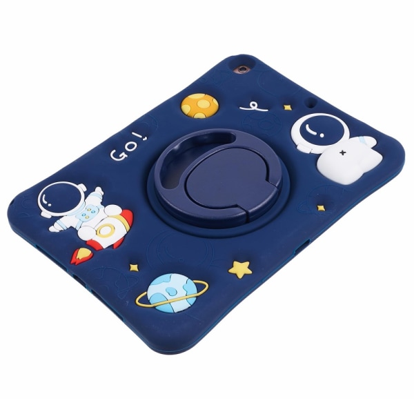 iPad 10.2, 7. sukupolvi (2019) Shell Astronaut jalustalla sinisellä