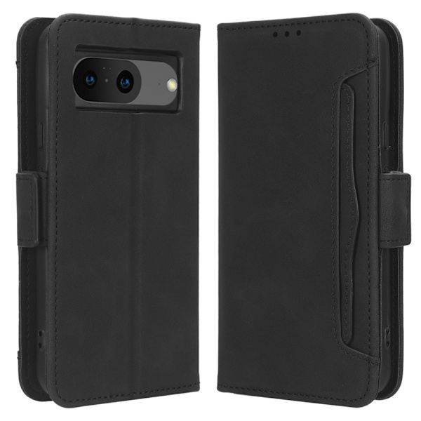 Monikäyttöinen lompakkokotelo Google Pixel 8 - Musta