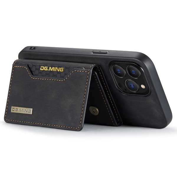 DG.MING 2-i-1 Magnetiskt Skal Med Kortfack iPhone 14 Pro Max Sva