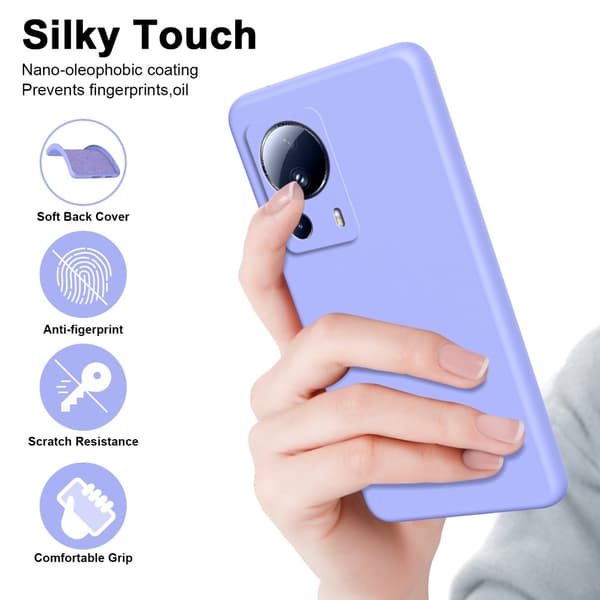 Silikonskal Xiaomi 13 Lite Lila