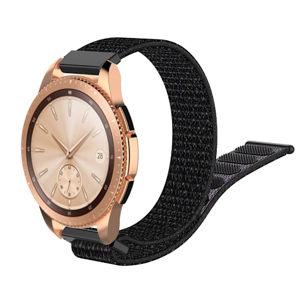 Nylonrem til Samsung Galaxy Watch 42mm/Active Sort