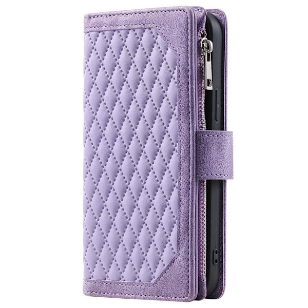 iPhone 14 Pungetui Polstret Lilla