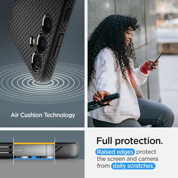 Spigen Samsung Galaxy S24 Cover Liquid Air Sort