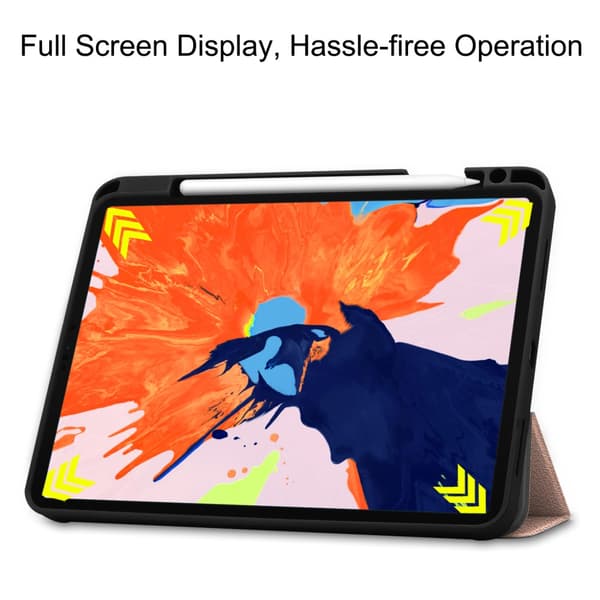 iPad Pro 12.9 4. generation (2020) Etui Tri-Fold med Pencil-holder