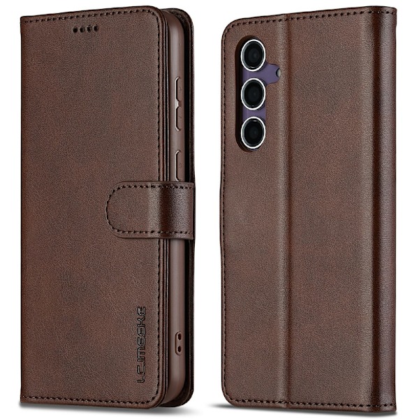 LC.IMEEKE Pungetui Samsung Galaxy S25 Brun