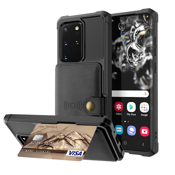 Monikäyttöinen kotelo Samsung Galaxy S20 Plus - Musta