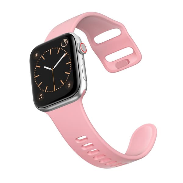 Silikonearmbånd til Apple Watch 38/40/41 mm Rosa