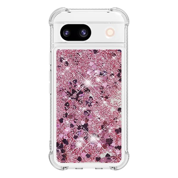 Glitter Bling TPU Skal Google Pixel 8a Roséguld