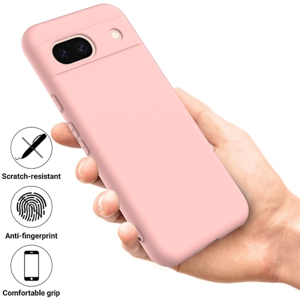 Silikonskal Google Pixel 8a Rosa
