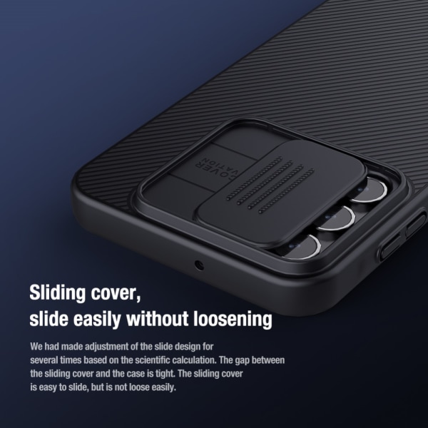 Nillkin CamShield Skal Samsung Galaxy A15 Sort