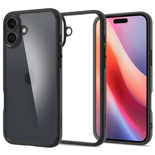Spigen iPhone 16 -kotelo Ultra Hybrid Matte Black