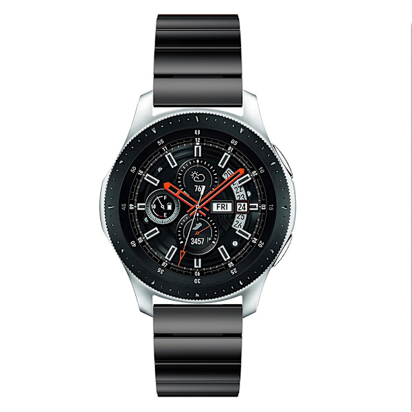Länkarmband Till Samsung Galaxy Watch 46mm Svart