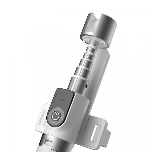 Dudao 360 Selfiestang Med Tripod og Bluetooth Kontrol F18W Hvid