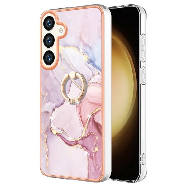 Skal Med Ringhållare Samsung Galaxy S24 Plus Rosé Marmor