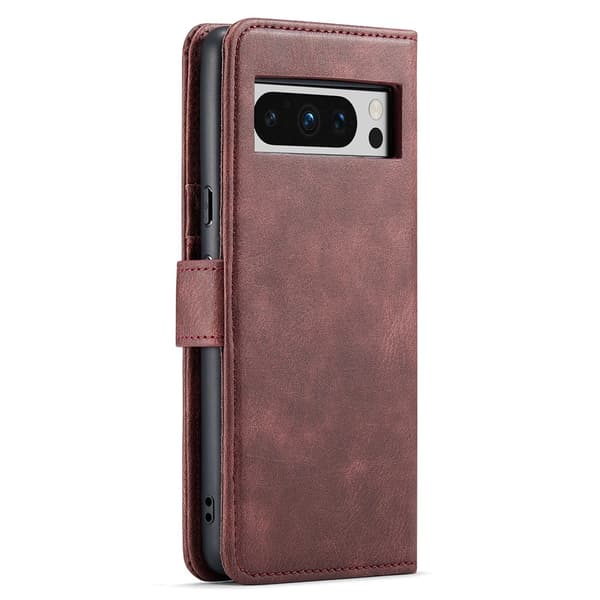 DG.MING 2-i-1 Magnetiskt Plånboksfodral Google Pixel 8 Pro Röd