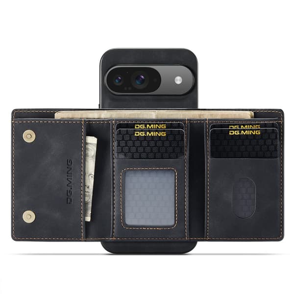 DG.MING Magnetic Card Slot Case Google Pixel 10 Pro Black