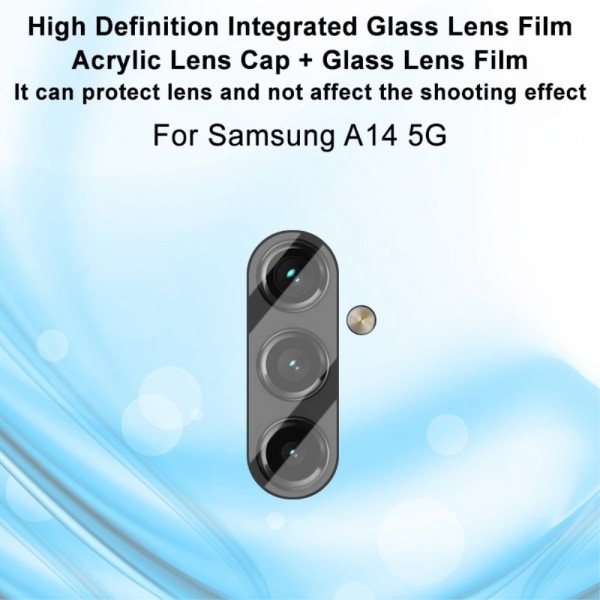 IMAK Hærdet glas Lens Protector Samsung Galaxy A14 Gennemsigtig