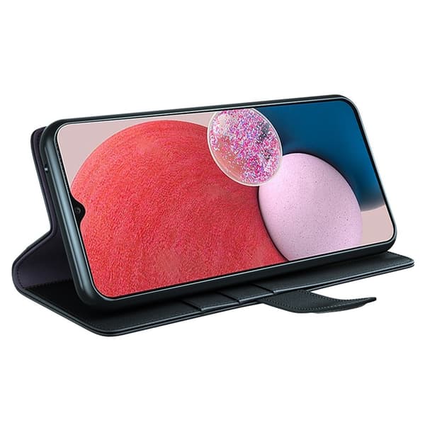 Äkta Läderfodral Samsung Galaxy A13 Svart